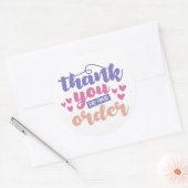 Merci pour votre commande - Autocollant pour petit (Enveloppe)