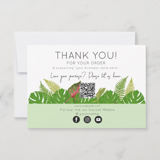 Merci Pour Votre Commande Business Green (Dos)