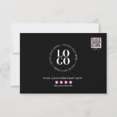 Merci Pour Votre Commande Carte De Remise Client (Dos)