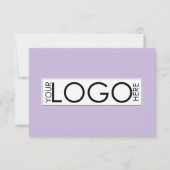 Merci pour votre commande de carte violette pour l (Devant)