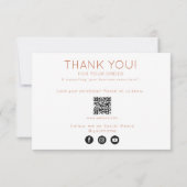 Merci Pour Votre Commande Entreprise Terracotta (Dos)