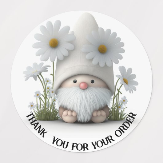 Merci pour votre commande Gnome Stickers (Design 2)