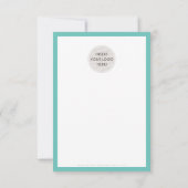 MERCI POUR VOTRE COMMANDE insérer menthe d'encre b (Dos)