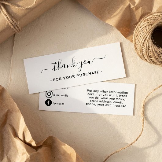 Merci pour votre commande, médias sociaux