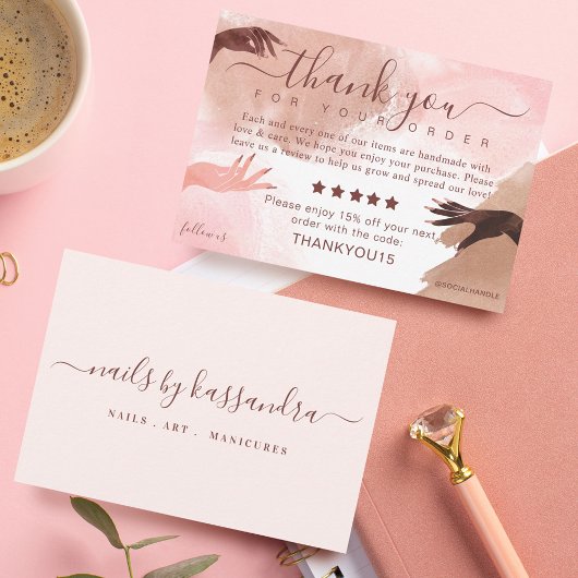 Merci pour votre commande Nail Art Business Review