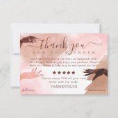 Merci pour votre commande Nail Art Business Review (Devant)