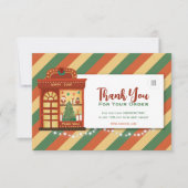 Merci pour votre commande Retro Christmas Card (Devant)