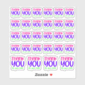 Merci Pour Votre Commande - Sticker Vinyl (Feuille)