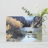 Merci pour votre don belle carte de paysage (Debout devant)