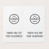 Merci pour votre entreprise | Autocollant d'entrep (Outside Unfolded)