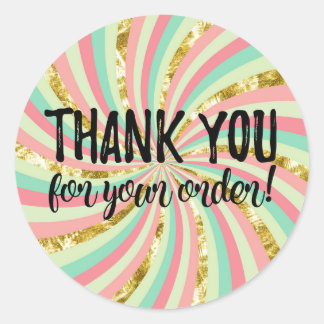 Merci pour votre étiquette de commande