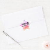 Merci pour votre étiquette de commande (Enveloppe)