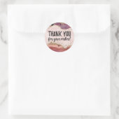 Merci pour votre étiquette de commande (Sac)