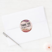 Merci pour votre étiquette de commande (Enveloppe)
