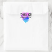 Merci pour votre étiquette de commande (Sac)