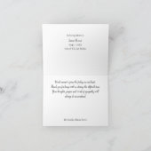 Merci pour votre expression de sympathie (Intérieur)