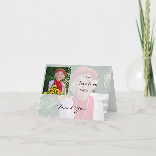 Merci pour votre expression de sympathie (Devant)