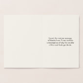 "Merci pour votre gentillesse !" Carte de vœux (Intérieur)