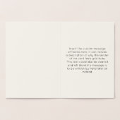 "Merci Pour Votre Gentillesse !" Carte de vœux (Intérieur)