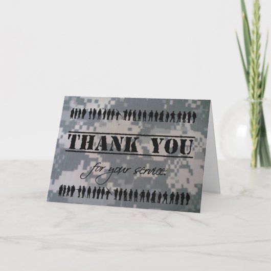 Merci Pour Votre Héros Militaire Vétérinaire (Devant)