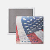 Merci pour votre Magnet des Forces Armées (Recto/Verso)