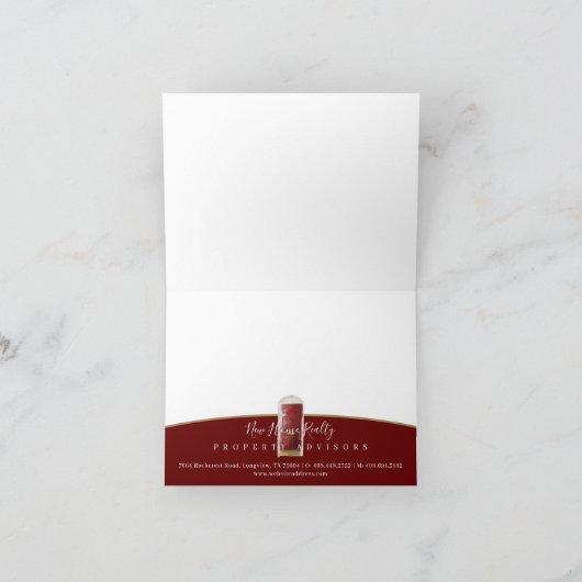 Merci Pour Votre Porte D'Aquarelle Rouge De Référe (Intérieur)