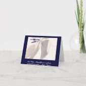 Merci pour votre réflexion ~ Carte de remerciement (Dos)