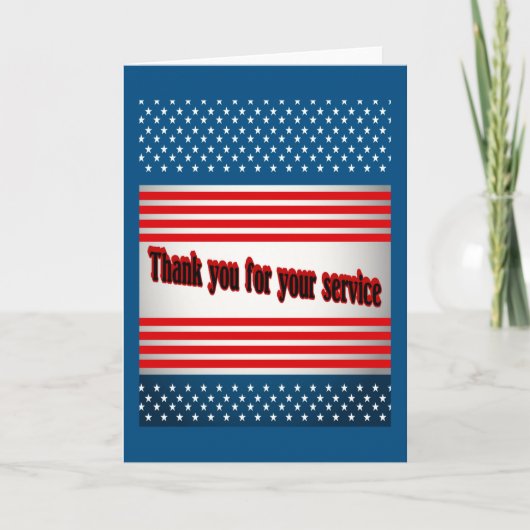 Merci pour votre service (Devant)