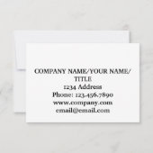 MERCI pour votre service American Flag Cards (Dos)