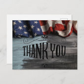 Merci pour votre service ! Carte postale (Devant / Derrière)