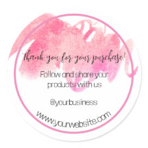 Merci Pour Votre Sticker Professionnel