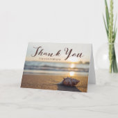 Merci Pour Votre Sympathie | Conch sur une plage (Devant)