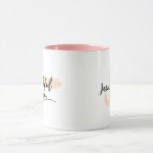 Merci pour vous avec le nom personnalisé Mug (Centre)