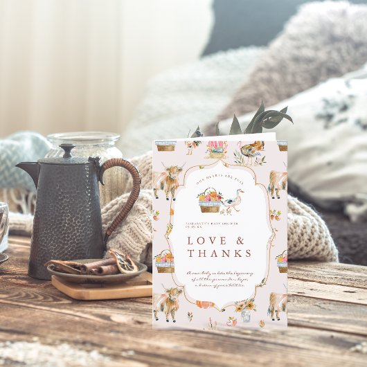 Merci pour vous | Baby shower d'automne