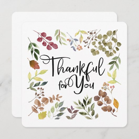 Merci Pour Vous - Thanksgiving (Devant / Derrière)