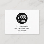 Merci Pourcentage de la carte QR d'entreprise (Dos)