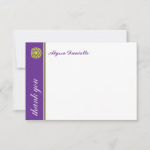 Merci pourpre de bat mitzvah de Simcha (Devant)