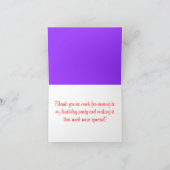 Merci pourpre de petit gâteau de cerise de vanille (Intérieur)