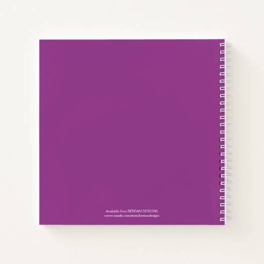 Merci pourpre Pasteur 1ère Carnet dame (Dos)