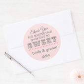 Merci préférer autocollant pour mariages et douche (Enveloppe)