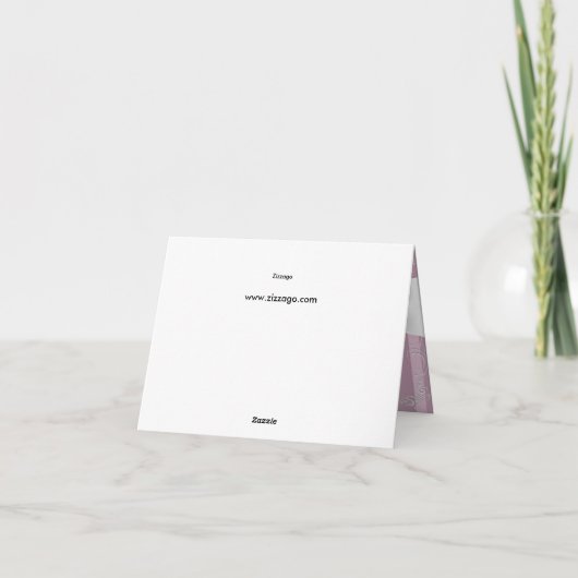 Merci Première Sainte Communion rose blanc (Dos)