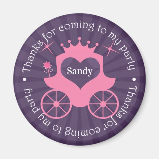 Merci Princess Photo Magnet (Devant)