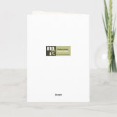 Merci, professeur. Carte de voeux d'art vintage (Dos)