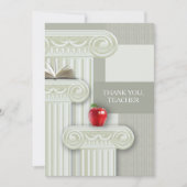 Merci, professeur. Cartes plates personnalisées (Devant)