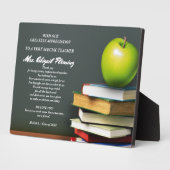 Merci, professeur. Plaques cadeaux personnalisées (Côté)