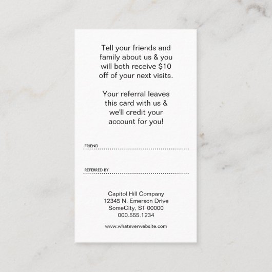 merci programme léger de référence (Dos)