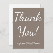"Merci" propre et élégant ! Merci carte postale (Devant / Derrière)