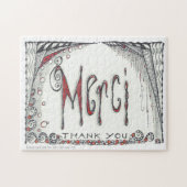"Merci - puzzle 8x10 ou 11x14 de Merci" (Horizontal)
