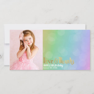 Merci Rainbow Birthday Photo Love & Merci