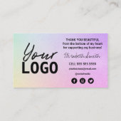 Merci Rainbow Gold pour vos cartes d'achat (Dos)